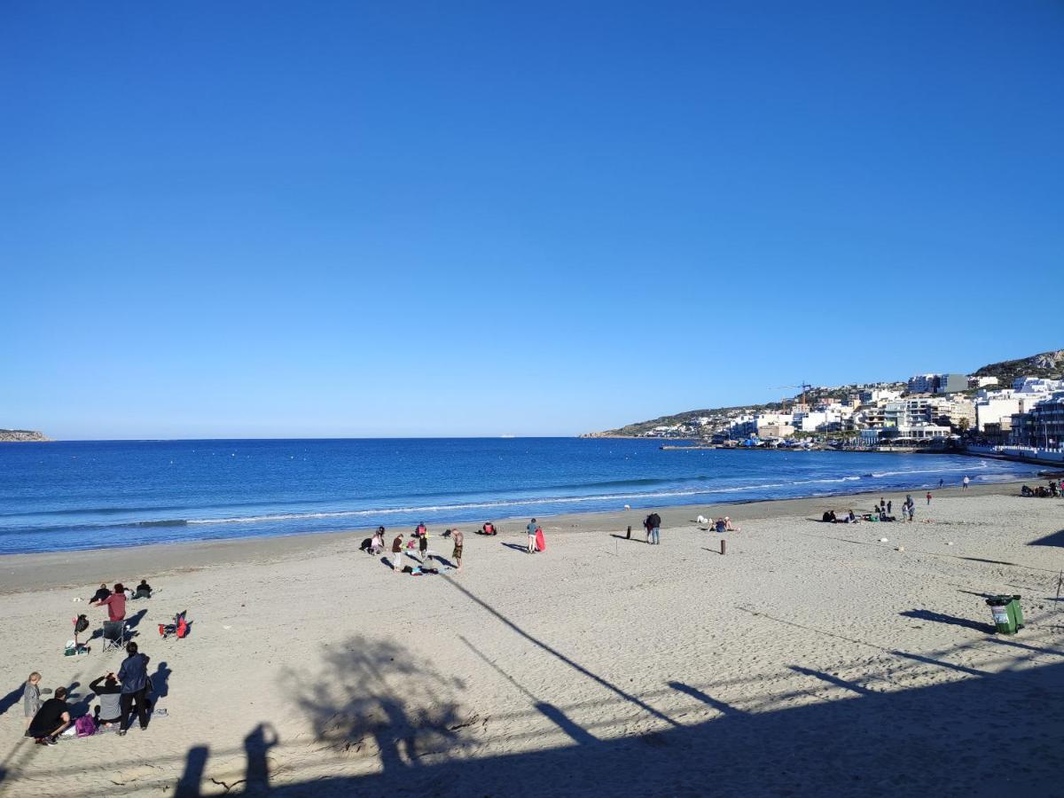 Beachfront With Seaviews Apartment No56 Award Winner Unbeatable Location For Closeness To The Sea Ideal For Guests Looking For Winter Spring And Autumn Breaks In Sunny Malta Also Ideal For Coastal Hikers Mellieħa Esterno foto