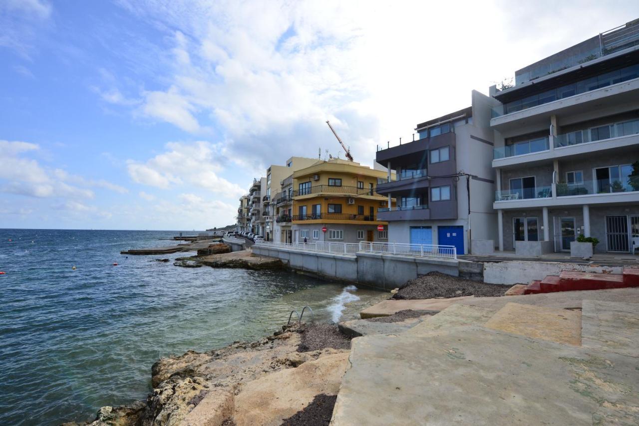Beachfront With Seaviews Apartment No56 Award Winner Unbeatable Location For Closeness To The Sea Ideal For Guests Looking For Winter Spring And Autumn Breaks In Sunny Malta Also Ideal For Coastal Hikers Mellieħa Esterno foto